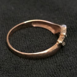 Kuld sõrmus teemandiga 585...