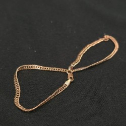 Золотая цепочка на ногу 585...