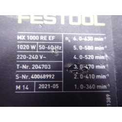 Миксер Festool MX 1000 RE EF