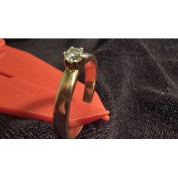 Kuld sõrmus teemandiga 585...