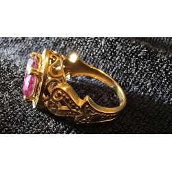 Kuld sõrmus teemandiga 585...