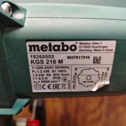 Jarkamissaag Metabo KGS 216 M
